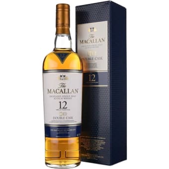 Macallan 12 Years Old Highland Single Malt Scotch Aged in Sherry Casks Whiskey Scotch - 750mL
