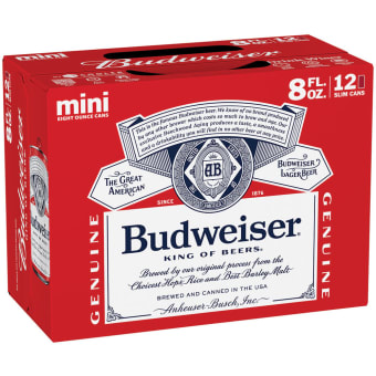 Budweiser Pale Lager - 12 cans / 12oz