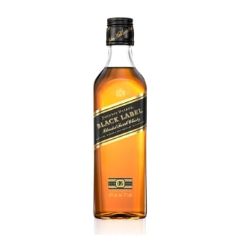 JOHNNIE WALKER BLACK LABEL SCOTCH 375ML