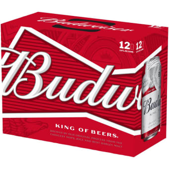 BUDWEISER 12 OZ 12PK CAN