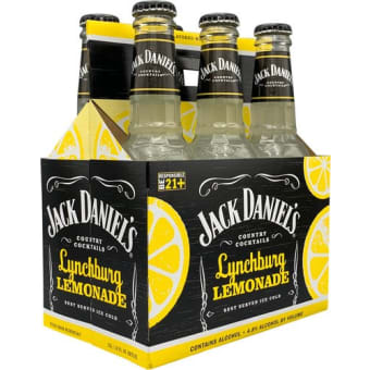 JACK DANIELS LYNCHBURG LEMONADE 6PK 12 oz