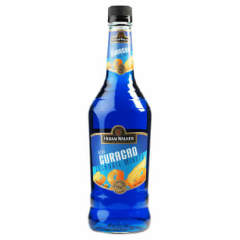 HIRAM WALKER LIQUEUR BLUE CURACAO 750ML