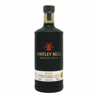 Whitley Neill 86 Proof Small Batch Dry Gin Bottle (750 ml)