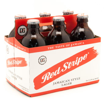 Red Stripe - 6 pack bottle / 12oz