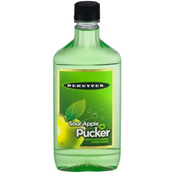 DEKUYPER PUCKER SOUR APPLE 375ML