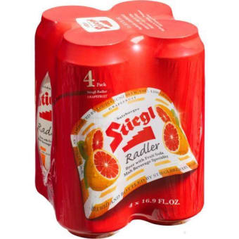 Stiegl Radler 4pk cans