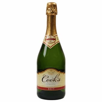COOK'S BRUT CALIFORNIA CHAMPAGNE 750ML