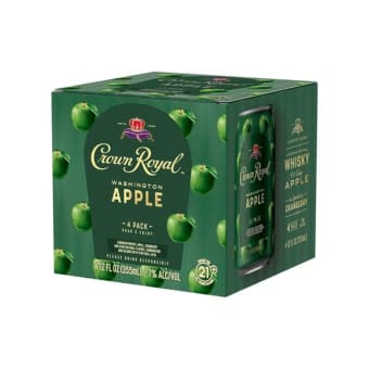CROWN ROYAL WASHINGTON APPLE 4 PK
