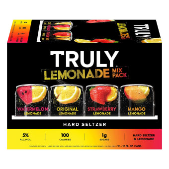 Truly Hard Lemonade Seltzer - 12 pack 12oz