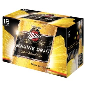 Miller Genuine Draft - 24 pack can 12 oz