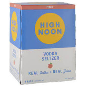 High Noon Peach 4pack 355ml