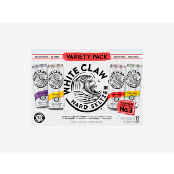 White Claw Fruit Flavors Mix 12pack 12oz