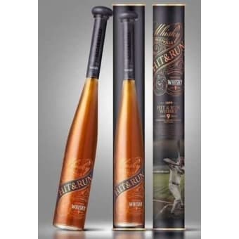 Nestville Whisky 9years 750ml Baseball Bat Glass Bottle