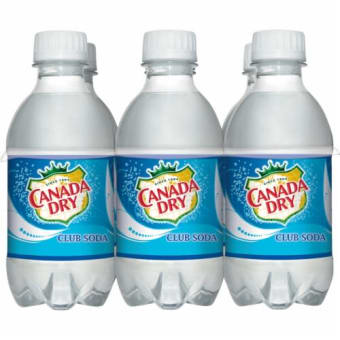 Canada Dry Club Soda 10oz 6pack