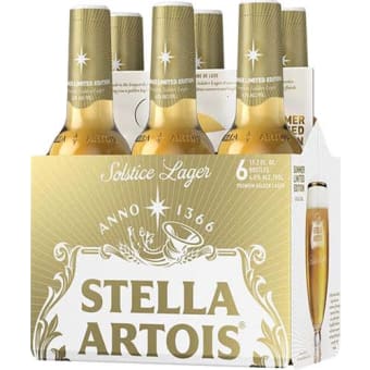 Stella Artois Solstice Lager 6pack 11.2oz