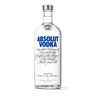 Absolut 80 Proof Vodka - 1L