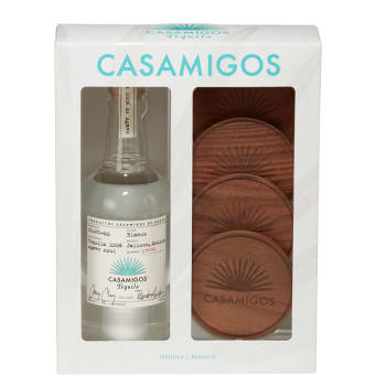 Casamigos Blanco With Coasters Gift - 750mL