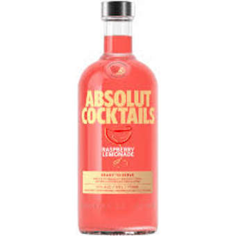 Absolut Cocktails Raspberry Lemonade 750ml