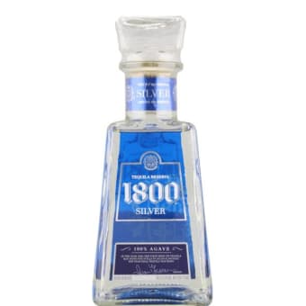 1800 80 Proof Blanco Tequila Bottle (375 ml)