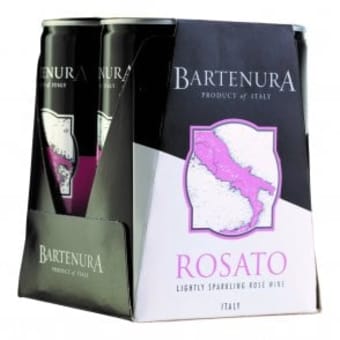 Bartenura Rosato Lightly Sparkling Wine Cans Italy (250 ml x 4 ct)