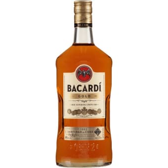 BACARDI GOLD GLASS 1.75L