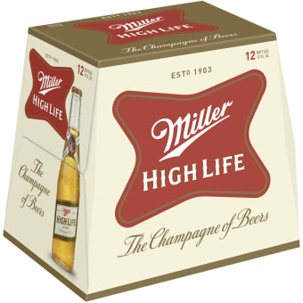 MILLER HIGH LIFE 12PK BOTTLE