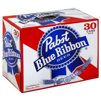 PABST BLUE RIBBON 30PK CANS