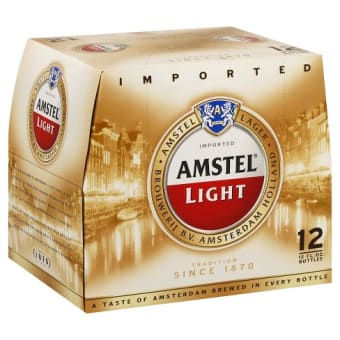 AMSTEL LIGHT 12PK BOTTLE 12 OZ