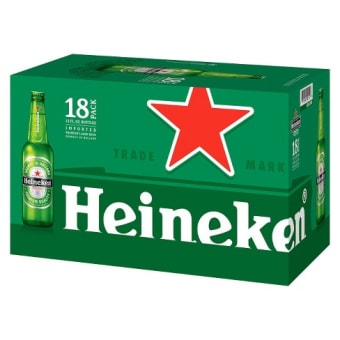 HEINEKEN 12OZ 18PK CANS