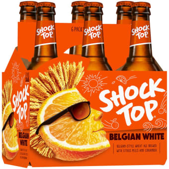 SHOCK TOP BELGIAN WHITE 6PK BOTTLE