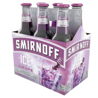 Smirnoff Grape 6pk bottles