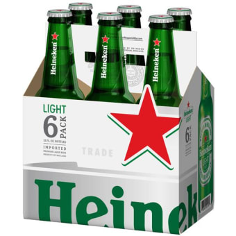 Heineken Light 6pk bottles