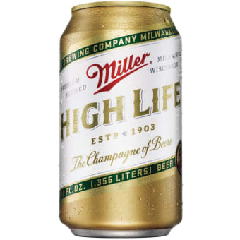 Miller High Life - 3 pack can 12oz