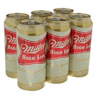MILLER HIGH LIFE 6PK CANS