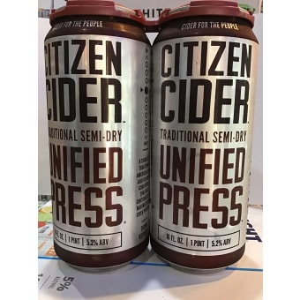 Citizen Cider Unified Press 4PK 16OZ
