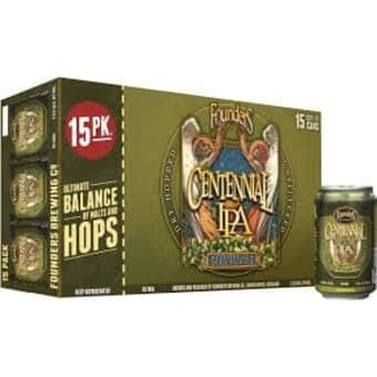 FOUNDERS - CENTENNIAL IPA 15PK - 12 OZ