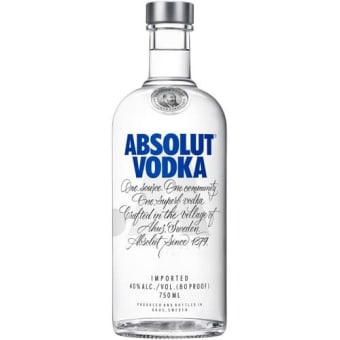 ABSOLUT - VODKA - .750L