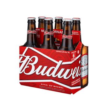 BUDWEISER - 6PK BTL- 12 OZ