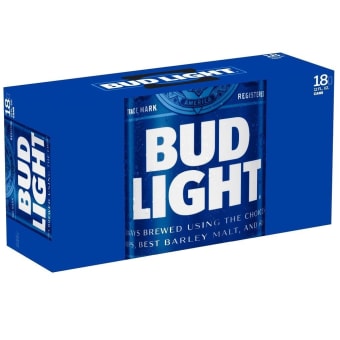 BUD LIGHT - 18PK CAN - 12 OZ