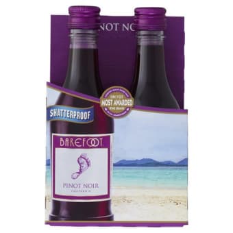 Barefoot Pinot Noir 4X187 Ml