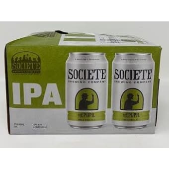Society The Pupil IPA 6 pack can