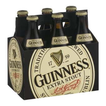 Guinness Extra Stout - 6 bottles / 11.2oz