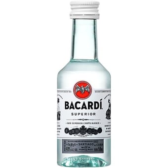 Bacardí Silver Rum - 50mL