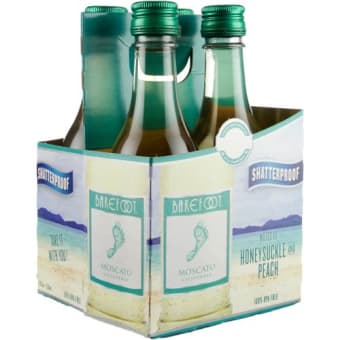 Barefoot Moscato 4 Pack Shatterproof