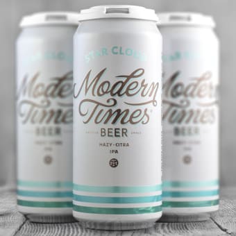 Modern Times Star Cloud Hazy Citra 4x 16oz Cans