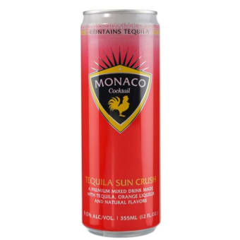 Monaco Tequila Sun Crush Cocktail - 355mL