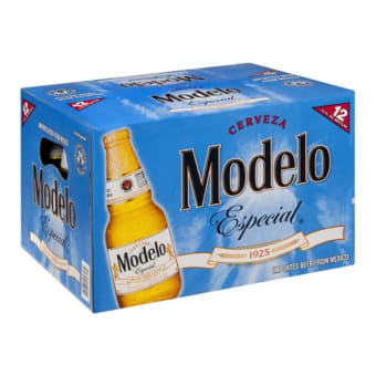 Modelo Especial 12 pack bottle