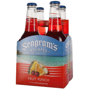 Seagram's Escapes Fruit Punch - 4 bottles / 11.2oz