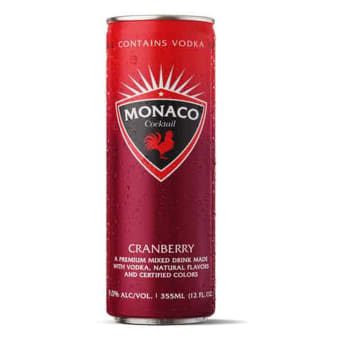 Monaco Cranberry Cocktail - 355mL