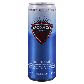 Monaco Blue Crush Cocktail - 1 can / 12oz